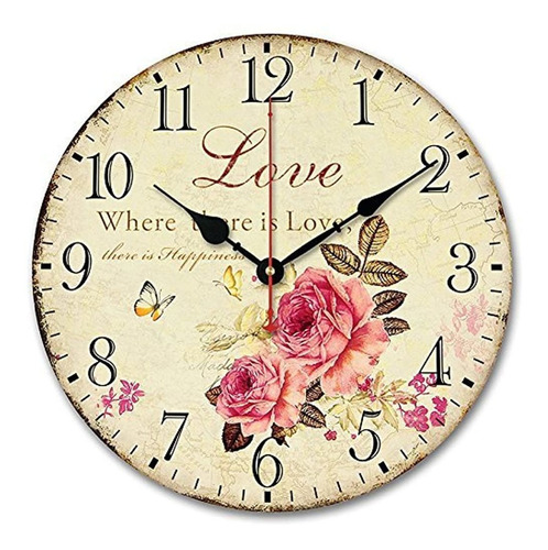 Usmile 12 Vintage Relojes De Pared Decorativos Relojes De Pa