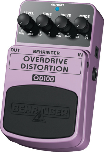 Behringer Od100 Pedal De Efectos De Instrumentos