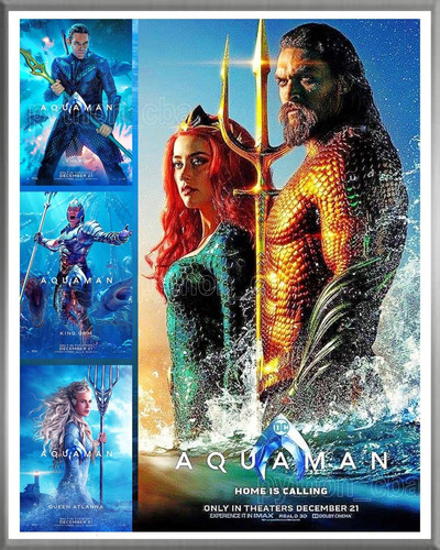 Pósters Aquaman - Personajes - 2018 - 120x85cm
