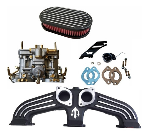 Imagem 1 de 4 de Kit Weber 40 Jlm Opala 6 Cil Á Álcool - Completo Calibrado