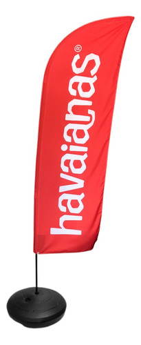 Wind Banner Dupla Face Fly Flag 3 M Completo Havaianas