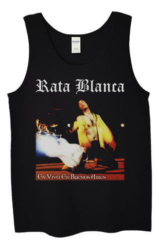 Polera Musculosa Rata Blanca En Vivo En Bu Metal Abominatron