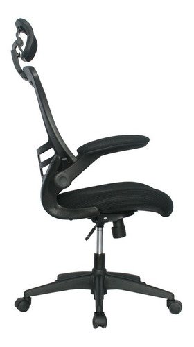 Imagen 4 de 7 de Silla De Oficina Tubara Presidente Braz Abatible Base Nylon