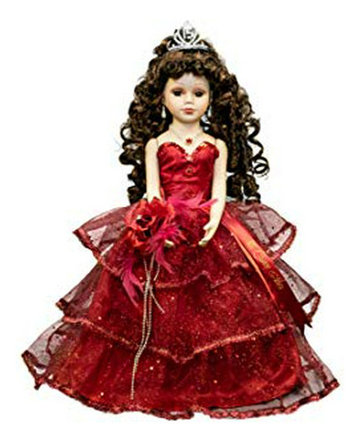 Muñeca - 16   Porcelain Quinceanera (quince Anos) Kb******* 