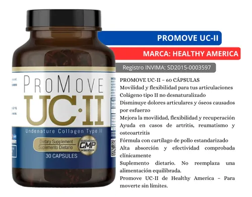 Ucii Péptidos Colágeno Tipo 2 - Unidad a $2966