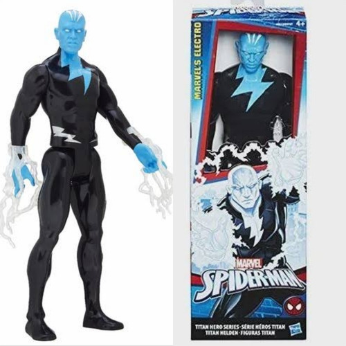 Boneco Electro Marvel 30cm Articulado Da Hasbro.