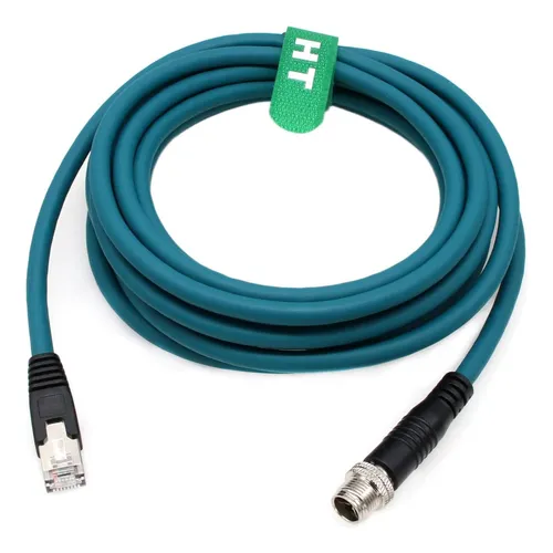 Hangton M12 Ethernet 8 Pines X Codificado Rj45 Cat7e Cable P