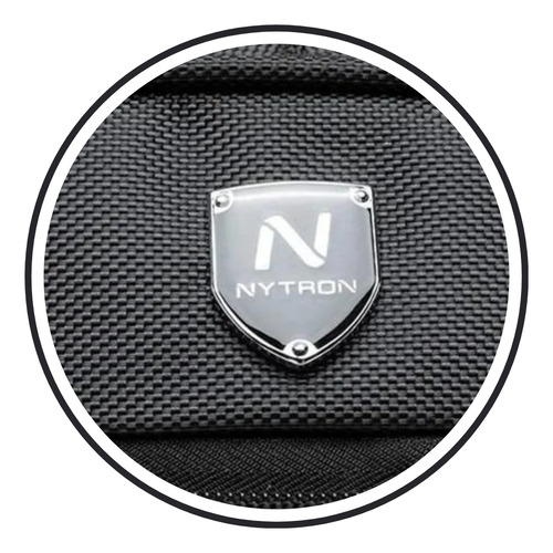 Mochila Executiva Nytron New York Preto Ny0026 C/cabo De Aço