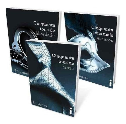 Kit Livros Trilogia 50 Cinquenta Tons De Cinza - Completa