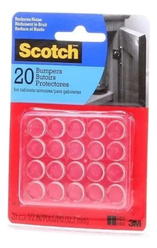 Protector De Puertas Tope Silicona X 20 Scotch 3m