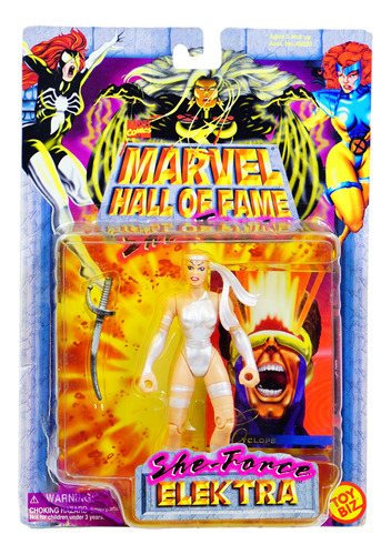 Toy Biz Marvel Hall Of Fame She Force Elektra 1997 Edition