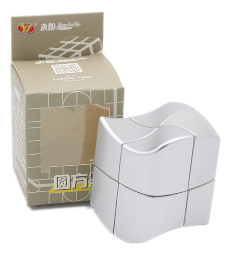 Cubo Mágico Yuan Fang 2x2 Plateado Silver