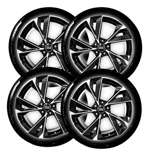 Jogo 4 Rodas 20 Audi Rs7 2023 A3 A4 + Pneus 245/40r20
