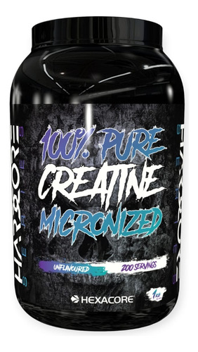 Creatina 100% Pure 200 Servicios 1kg - Hexacore