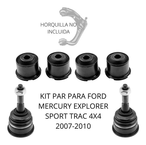 Kit Bujes Y Par Rotulas Ford Explorer Sport Trac 4x4 07-10