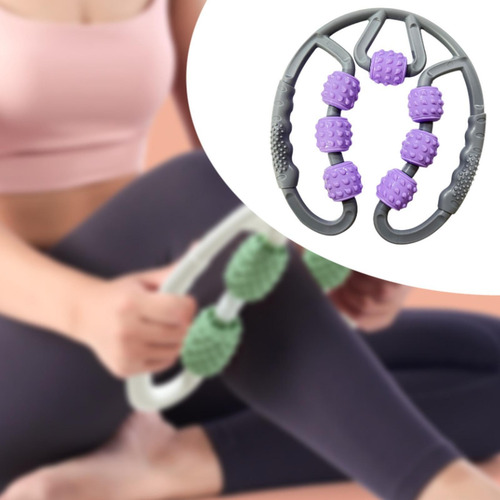 Rodillo Muscular Para Piernas Rodillo De Gris Púrpura