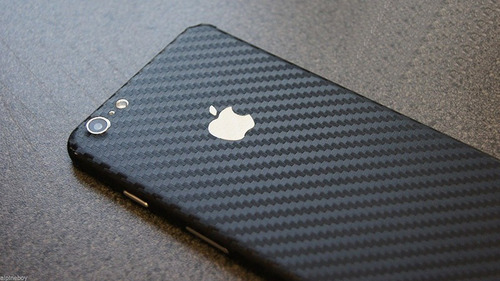 Skin Fibra De Carbono Para iPhone 7 Sticker Importado