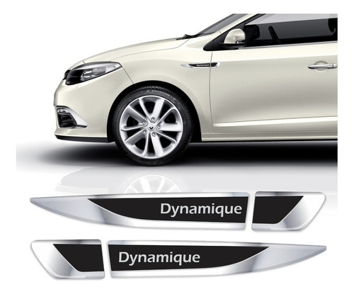 Adesivos Emblema Compatível Renault Aplique Personalizado Cor Adesivo Fluence Dynamique
