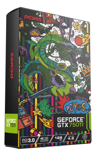 Gpu Gtx 750 Ti Gddr5 4gb 128bits Dual Fan Pa750tir5dffs