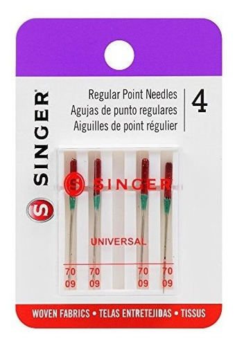 Agujas Para Máquina De Co Singer 4877 Agujas Universales Par