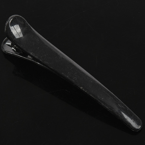 Peinado De Cocodrilo De Plástico Negro De Una Sola Punta, 10
