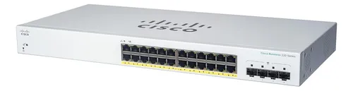 Switch Inteligente Cisco Business Cbs220-24t-4g De 24 Puerto