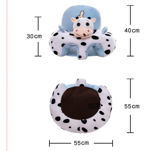 Poltrona De Pelúcia Baby Seat Sitting Com Suporte Anti-queda
