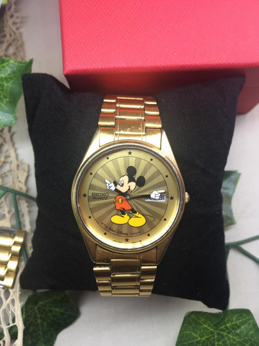 Reloj Cuarzo Seiko 5h23-7a09 Brazos Móviles Vintage Disney
