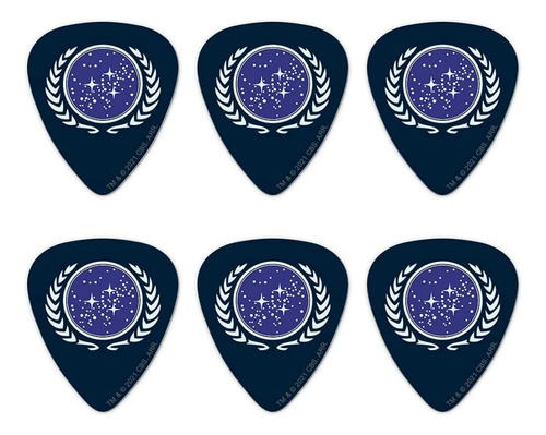 Star Trek United Federation Of Planets - Púas Para Guitarra,