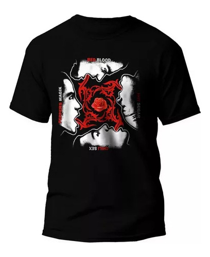 Remera Wear Print Red Hot Chilli Peppers, Blood Unisex