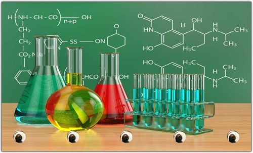 Porta Chaves Laboratório Química Chaveiros Organizador