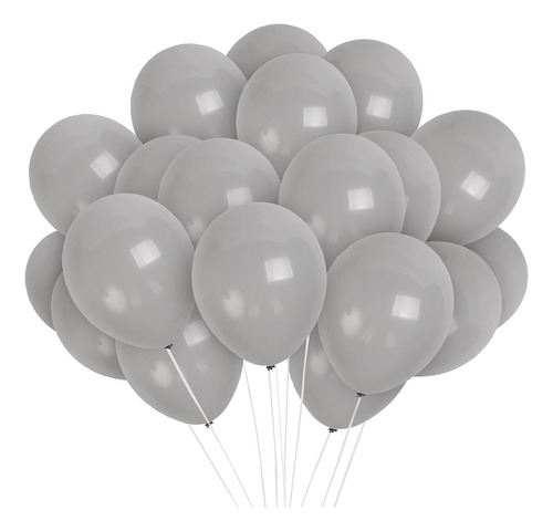 Globos De Latex Decorativos Color Siena Café #9 50 Pz