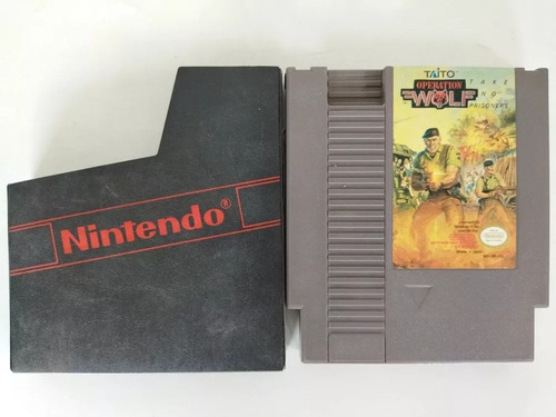 Nintendo Nes Operation Wolf Juego Cartucho Guerra Arcade (Usado)
