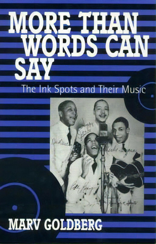 More Than Words Can Say, De Marv Goldberg. Editorial Scarecrow Press, Tapa Dura En Inglés