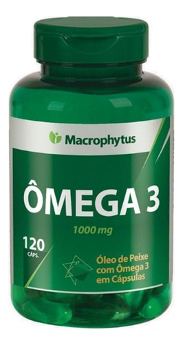 Omega 3 1000 Mg Macrophytus 120 Caps