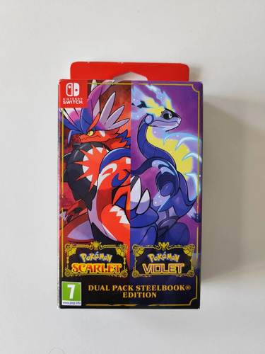 Nintendo Pokémon Scarlet Y Violet Steelbook Switch