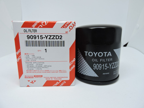Imagen 1 de 2 de Filtro De Aceite Toyota 90915-yzzd2 (lf-80)