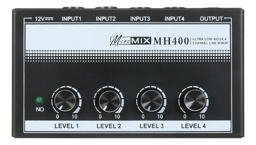 Mixer Ultra Mh400 Audio Mixer De 4 Canais Para Baixo Volume