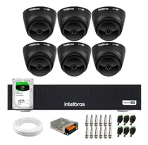 Comprar Kit 6 Câmeras Dome Vhd 1220 Black, Dvr 8 Canais, Hd 2tb Bar