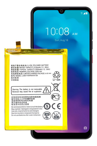 Batería Pila Compatible Con Zte V10 Vita Li3931t44p8h806139