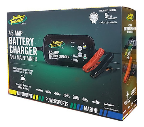 Cargador De Baterias Battery Tender 4.5 Amp 6v-12v 1510107