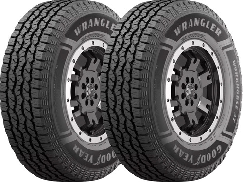 Kit de 2 pneus Goodyear Kia Magentis Nissan Sentra Vw Crossfox Saveiro Fiat Argo Wrangler Workhorse AT P 205/60R15 91 (615Kg)