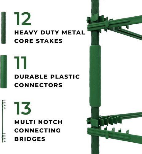 Tomato Cage - Premium Tomato Plant Stakes Support Cages T...