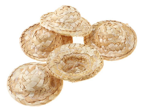 Sombreros De Paja En Miniatura Para Hechos Pequeñas