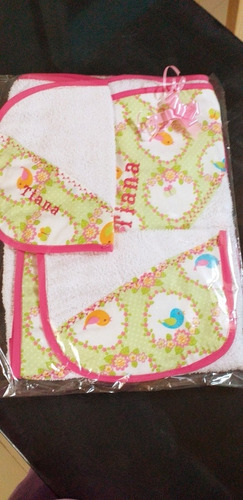 Set De Baño Ajuar Bebes