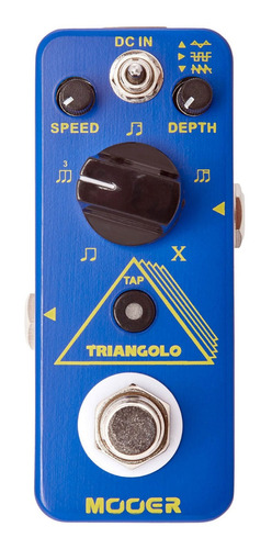 Micro Pedal De Efecto Mooer Triangolo Tremolo Digital 