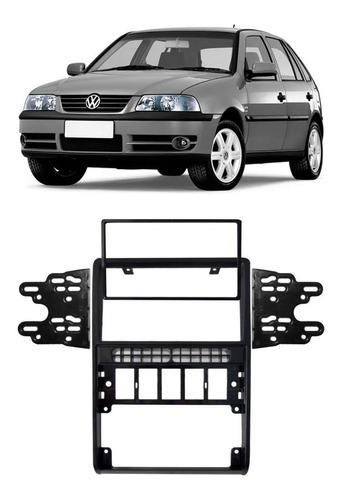 Moldura Gol G2 99 Até 05 2din Jp/ch Preto Epx 322 Expex