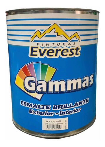 Pintura Esmalte Blanco Mate Everest