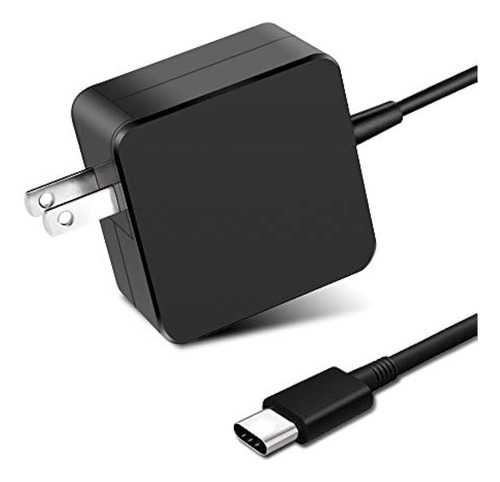 Adaptador De Corriente Usb C De 65 W / 61 W, Cargador De Par