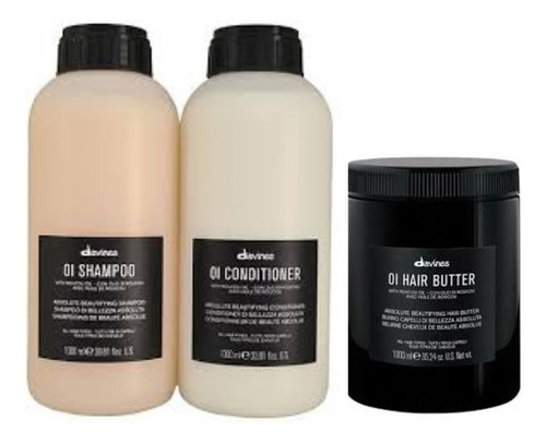Davines Kit Oi Sh 1000ml+ Condic 1000ml + Hair Butter 1000ml